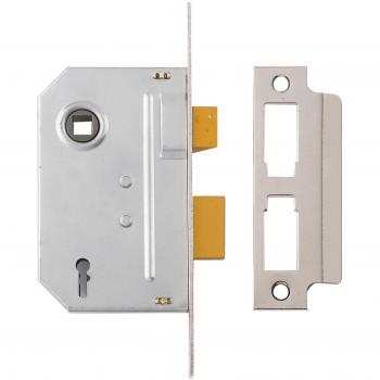 Yale PM320, 3 Lever Sash Lock, 76 mm (3 in) Backset, Polished Chrome