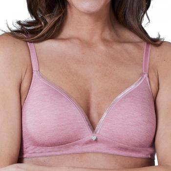 Speidel 940782 Schalen-BH (Damen) – feine Softer-Stretchqualität, Bügelfrei, 85B, altrosé/meliert