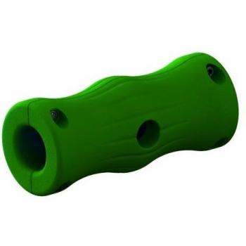 Cilindro para morder de plástico para cerdos y lechones, verde