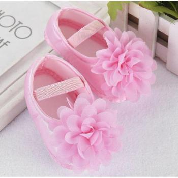 Baby Girls' Soft Sole Casual Crib Shoes