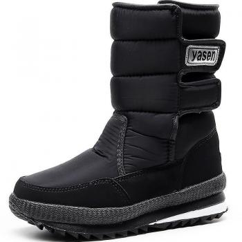 DeliaWinterfel Bottes chaudes pour hommes 106-Noir 42