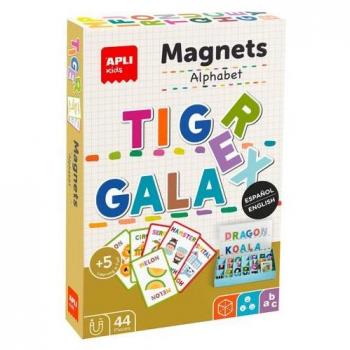 Magneti Apli: Gioco dell'Alfabeto 2‑Lingua