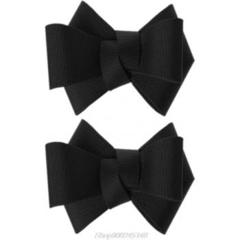 2Pcs Embroidered Bowknot Patches for Apparel