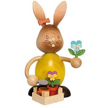 Osterhase Stupsi mit Stiefmütterchen
