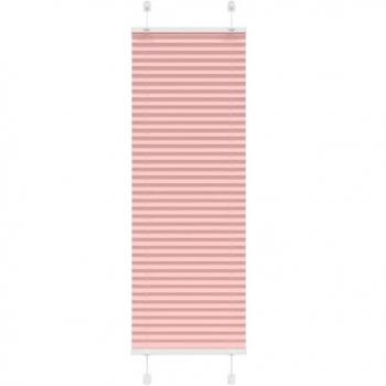 VidaXL Lichtschutzplissee Rosa 50x100 cm Stoffbreite 49,4 cm Polyester