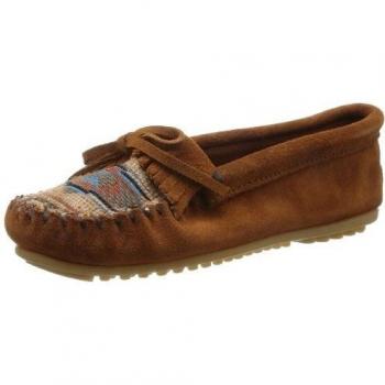 Mocasines de ante Minnetonka El Paso II 472K, color marrón, 38