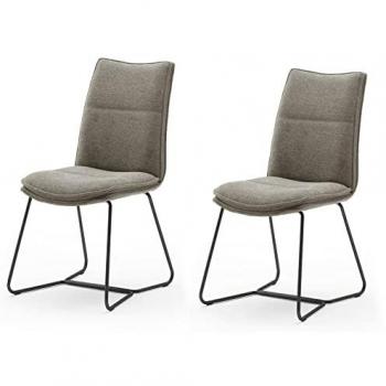 MCA furniture Polsterstuhl 48 x 94 x 65 cm (2er Set)