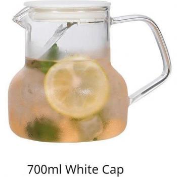 Bouilloire froide sécurisée, verre résistant aux hautes températures, 1000ml