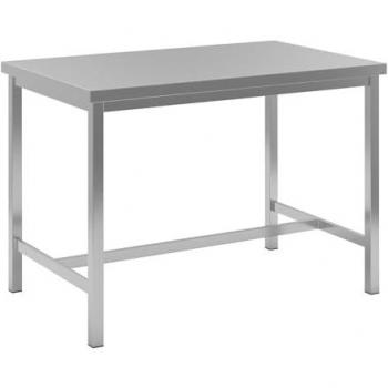 Eurokraft Basic, Bureau de Travail Inox, 1 Traverse, Largeur
