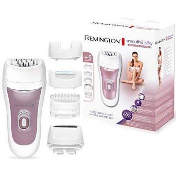 Remington Smooth&Silk EP7500 with Bikini Comb Attachment in White/Pink