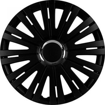 16 Black/Chrome Hubcaps