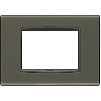 Vimar Placca Classica 3 Moduli Reflex Grafite