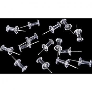 Clear Plastic Thumb Tacks