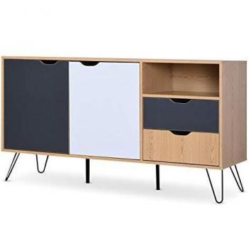 Compact Sideboard Table with Drawers