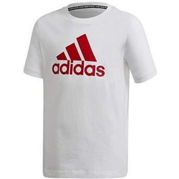 Adidas Yb Mh Bos T Tricot Fille, Blanc/Rouge, 116