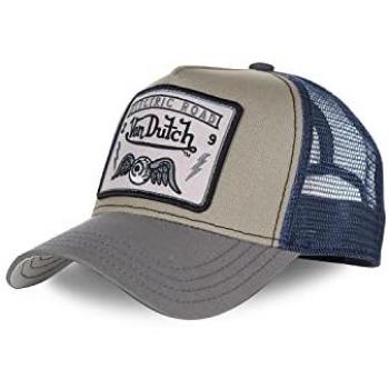 Casquette Von Dutch SQUARE 3b Blue Cap Gris Taille Adulte