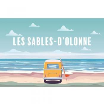 Sables de Bretagne – Peinture HD 45 × 65 cm
