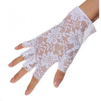 Guantes Florales con Bloqueador Solar, Estilo 30s