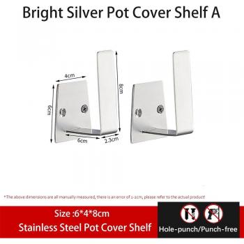 Wall-Mounted Pot Lid Holder