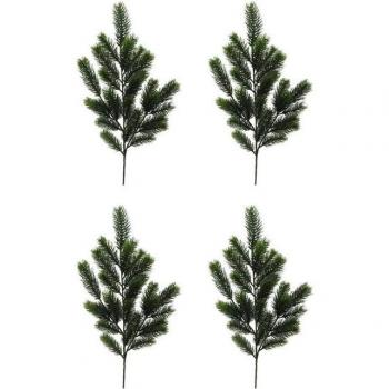 Weihnachtsdeko Kunsttanne, Creativ green, 4 Zweige im Set