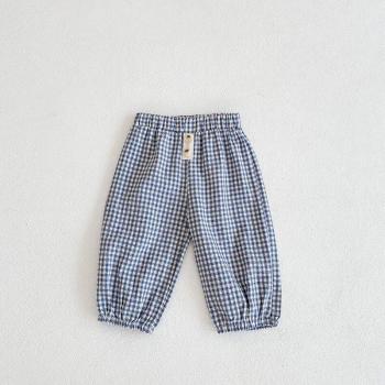 Traje de Pantalón a Cuadro para Niños y Niñas