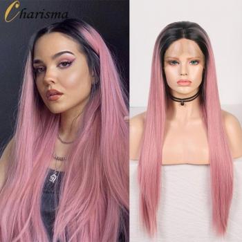 Cosplay Peluca Sintética Plateada Ombré