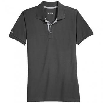 Uvex Polo-Shirt 8916, Grau, Größe XS