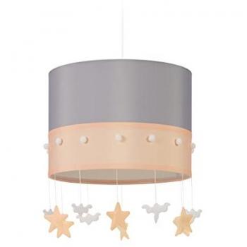 Beige & Grey Starry Lampshade