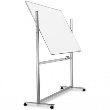 Magnetoplan ferroscript-Schreibtafel mobil, doppelseitig, drehbar, 1500 x 1000 mm