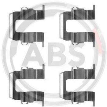 A.B.S. Kit d'accessoires, plaquette de frein à disque 1259Q SUBARU, IMPREZA Stufenheck (GC), IMPREZA Station Wagon (GF), Legacy III Limousine