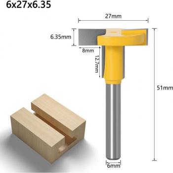 8mm T-Type Slotting Cutter