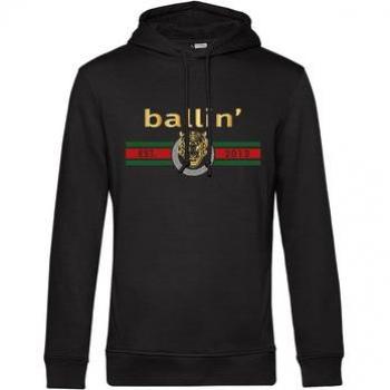 Maglione Hoodie Ballin Tiger Lines 2013 Nera 3XL