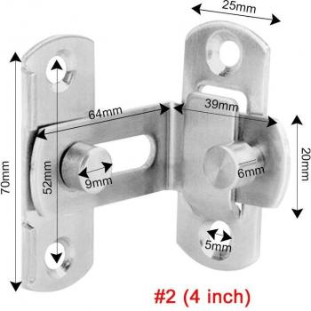 Curved Lock Drawer Latch