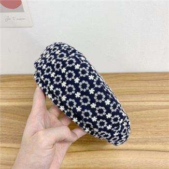 Celebrity Style Embroidered Beret