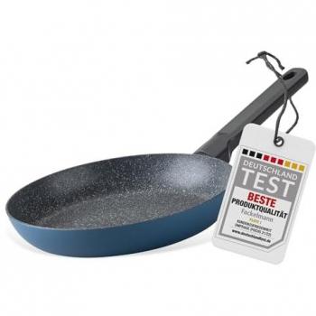 Sartén Fackelmann Balance de Aluminio Reciclado 24 cm, Revestimiento Cerámico Anti-Adhesivo – Compatibilidad Total con Cocinas, Incl. Inducción (Azul)