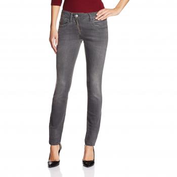 G-STAR RAW Women's Lynn Zip Mid Waist Skinny Jeans, Grey (Medium Aged 6132-071), 26W / 32L