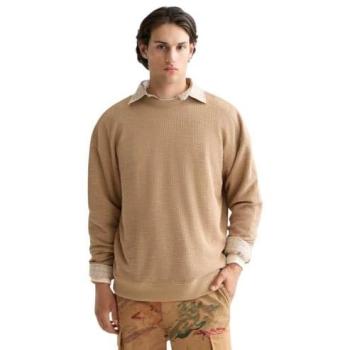 Men's Scotch & Soda Beige Textured Hoodie