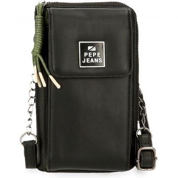 Pepe Jeans bandolera con cremallera para mujer Bea negro