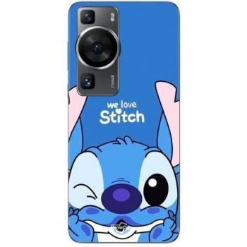 Huawei P60 Cute Stitch Blue Front Manic Case