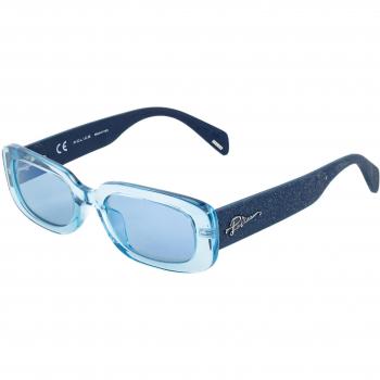 Police Pl921J Sunglasses Female Blue One Size Acetate UV Filter