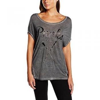 Camiseta Mujer Freeman T. Porter Orane Punks Oil Dyed, Grau