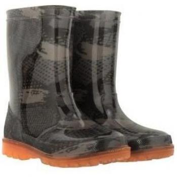 Botas de Lluvia con Diseño de Camuflaje y Luces para Niños