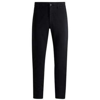 Boss Tapered Fit Zwarte Chinos voor Man – 33W x 32L