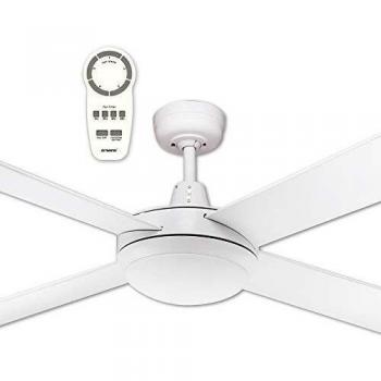 Martec Ventilador de Techo Blanco con Iluminación LED