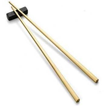 Bitz 2er Set Essstäbchen Messing