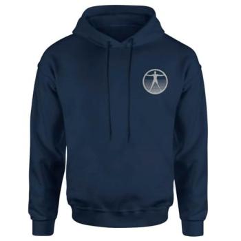 Navy Westworld Signature Embroidered Hoodie – Large