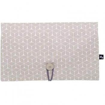 Alvi Windeltasche Raute taupe