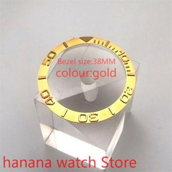 BLIGER 38mm Yellow Rotating Bezel Compatible with 40mm Men's Watch