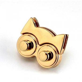 Metal Owl Briefcase Closure Hardware