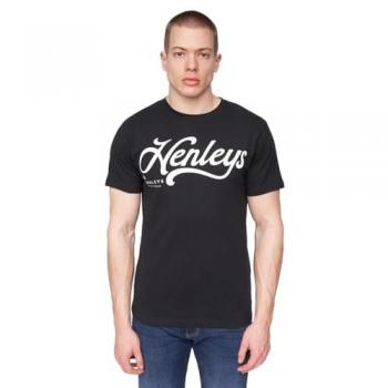 Scripthen Black Tee for Men
